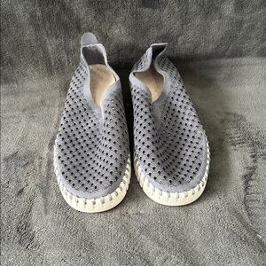 Slate Gray Slip-On Sneaker